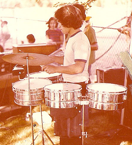 young Chico on Timbales