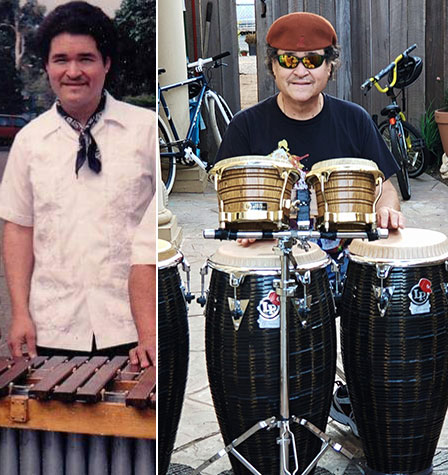 Lorenzo with Marimbas and with Congas